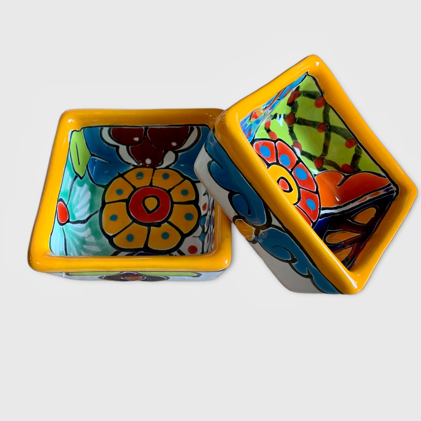 Talavera Little Square Set Dishes