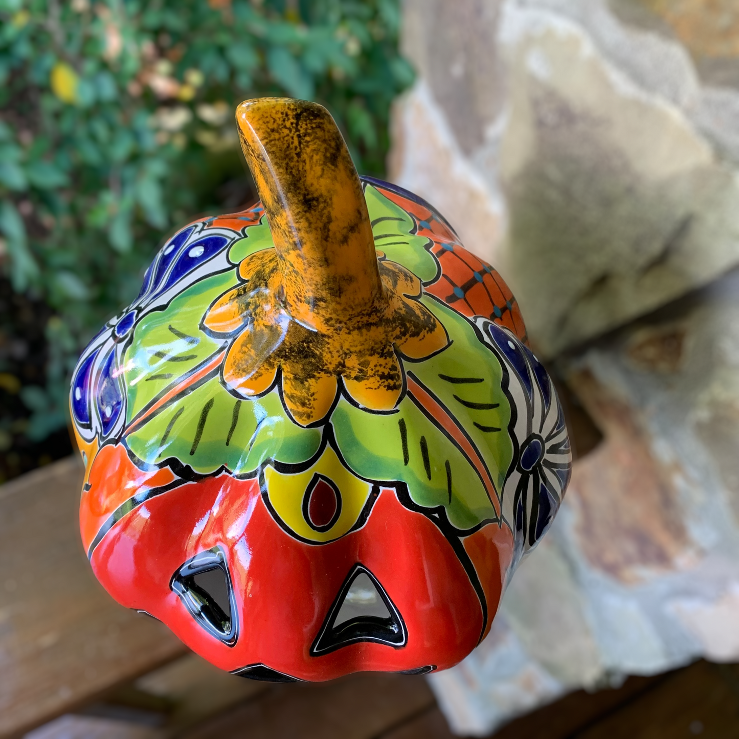 Talavera Pumpkin LG - Calabaza