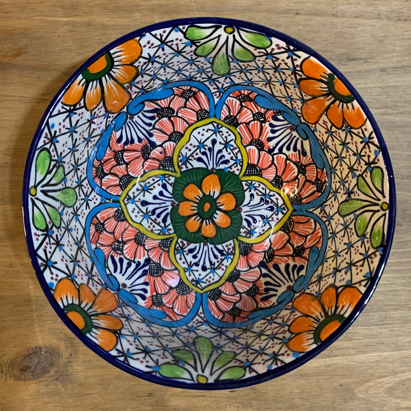 Mexican Talavera Serving Bowl