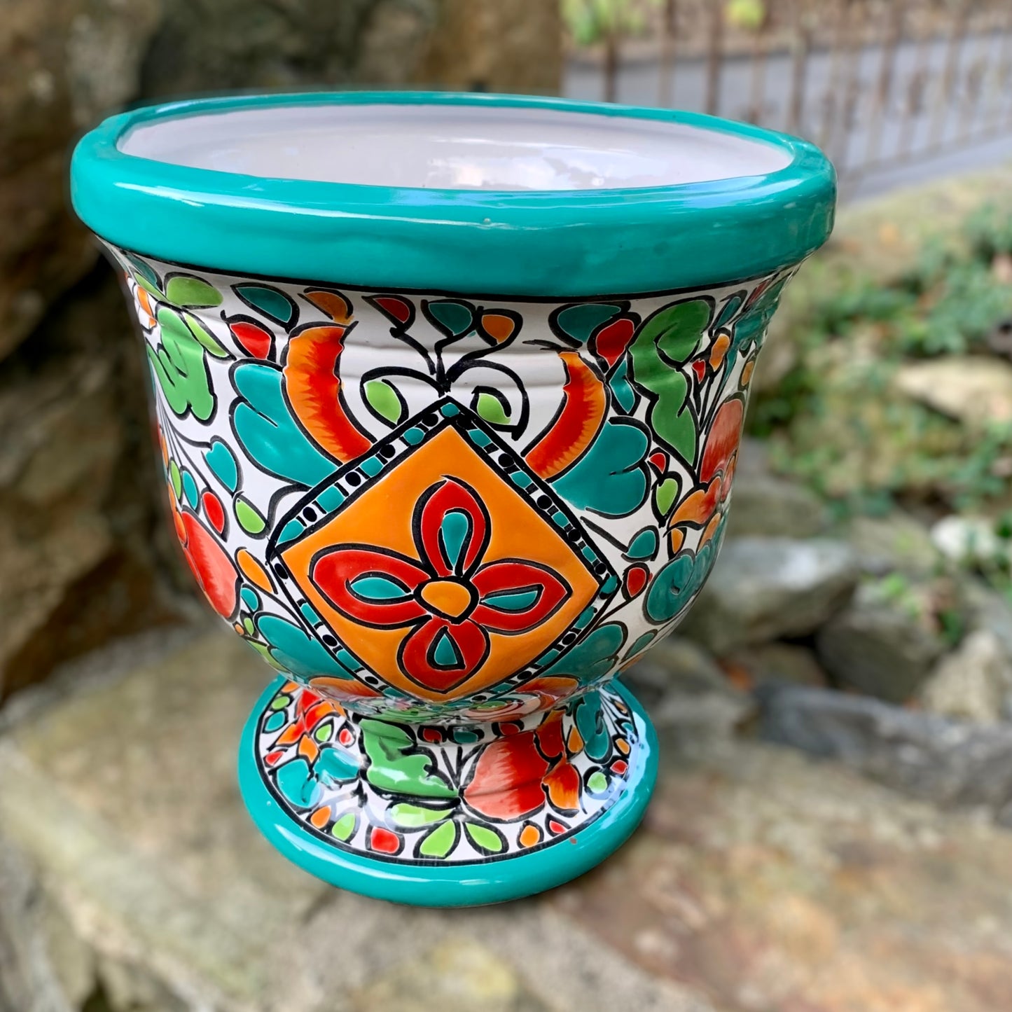 Talavera Copa Planter Pot