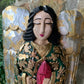 Wood Mexican Milagaros Guardian Angel Milagro charms