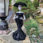 Paper Mache Mexican Catrina Skelton Doll Dolls