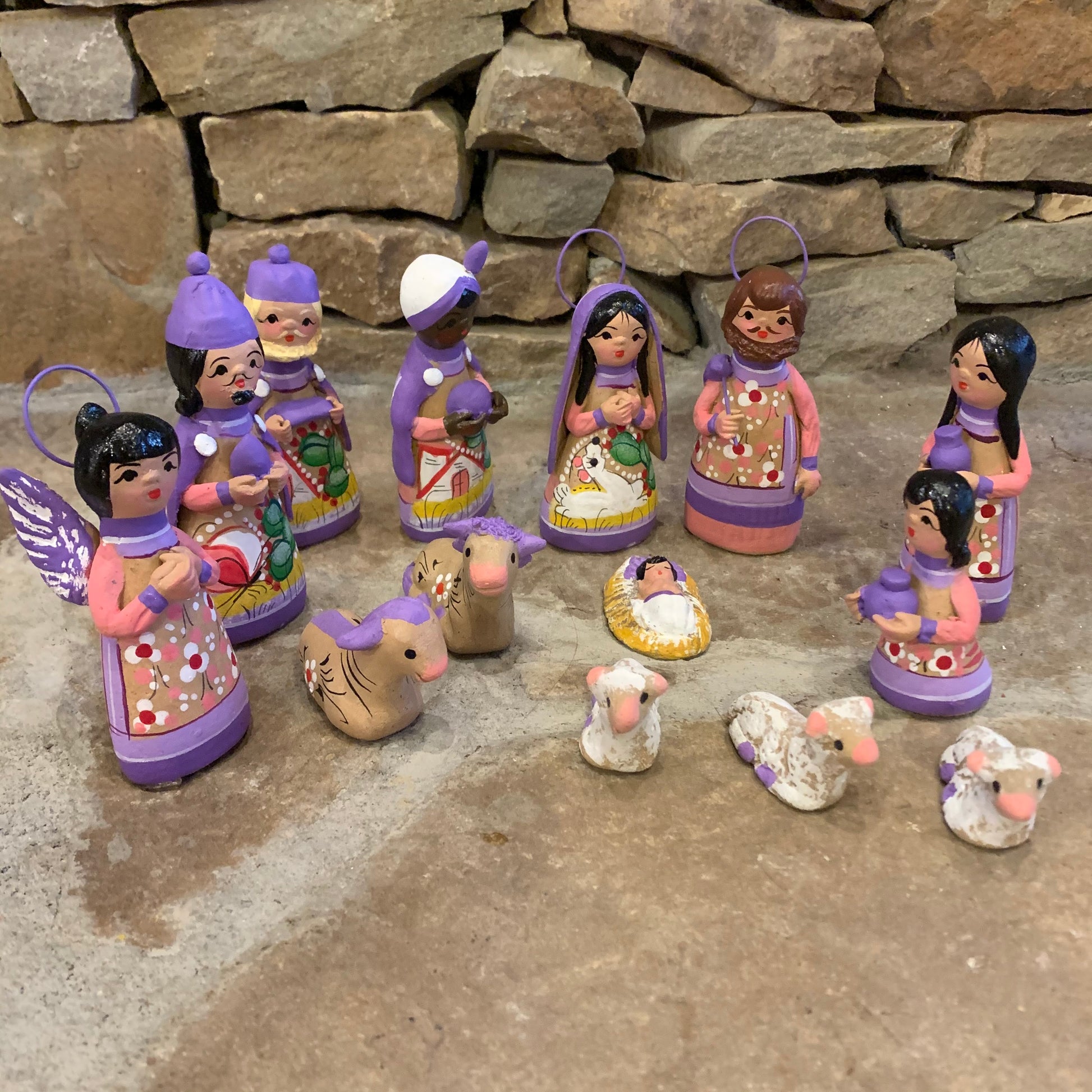 mexican  nativity set