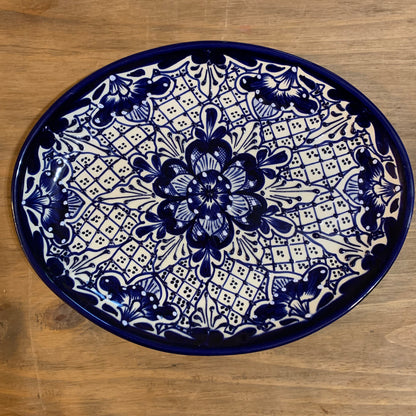 Mexican Talavera Oval Serving Plate